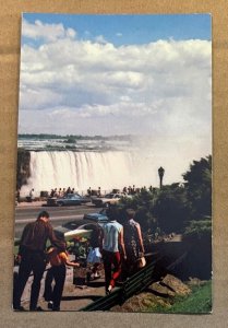 VINTAGE UNUSED POSTCARD HORSESHOE FALLS, NIAGARA FALLS,CANADA