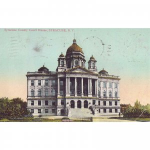Syracuse County Court House-Syracuse,New York 1909