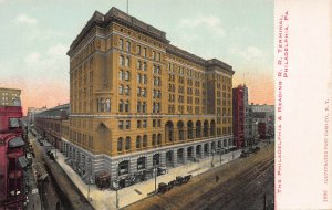 Philadelphia & Reading Railroad Terminal, Philadelphia, Early Postcard, Unused