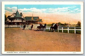 Lexington, Kentucky Horse Racing Running Track - Postcard