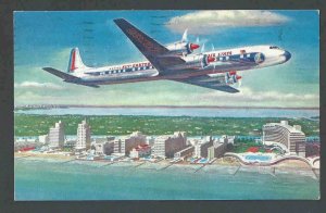 1981 PPC* Eastern Airlines Golden Falcon DC-7B Good Card Used