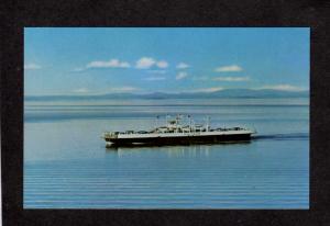 VT MV Valcour Ferry Boat Ship Burlington Vermont Pt Point Kent New York Postcard