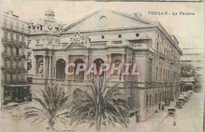 Old Postcard Toulon Theater