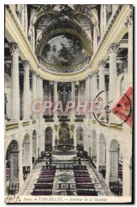Postcard Old Palace of Versailles Chapel Interior