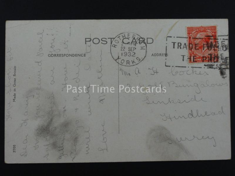 Postman ITS NICE TO KNOW WHATS GOING ON c1932 Postcard by G.Fyffe Christie 3705