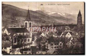 Postcard Munster Old Catholic Church
