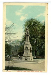 MA - Boston. Public Garden, Statue of Ether