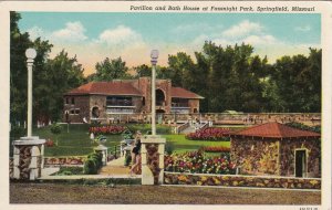 SPRINGFIELD, Missouri, 1910-20s; Pavilion & Bath House at Fassnight Park