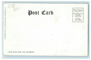 C.1910 Archbold, OH Main St. Vintage Post Card Glitter P18