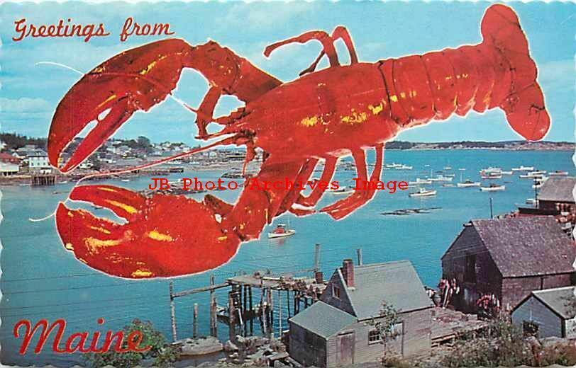 ME, Augusta, Maine, Greetings From Red Lobster, Dexter Press No 11763C