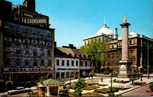 Canada Old Montreal Jacques Cartier Square