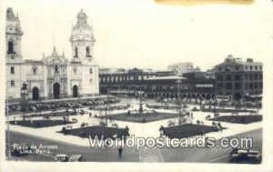 Plaza de Armas Lima, Peru Unused 