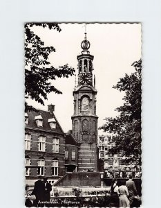 Postcard Munttoren, Amsterdam, Netherlands