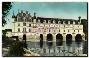 Modern Postcard The Chateau De Chenonceau The West Facade Of Cher