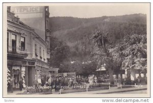 RP: Trenc.Teplice, Slovakia , 1910s Street View , Hlavne namestie