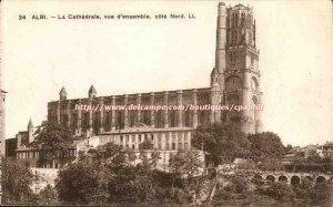 Albi - The Cathedral view & # 39ensemble north coast - Old Postcard