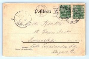 Postcard Germany Gruss Aus Schmockwitz Werder Total Ansicht Gasthof 1901  J13