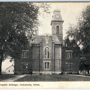 c1910s Indianola, IA Chapel Simpson College Church Litho Photo Postcard Atq A119