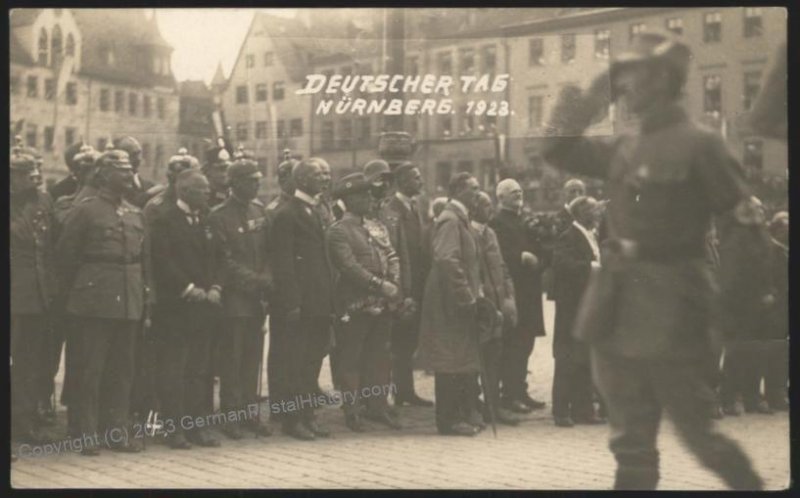 3rd Reich Germany 1923! Nuernberg Deutscher Tag Reichsparteitag Adolf Hit 111801