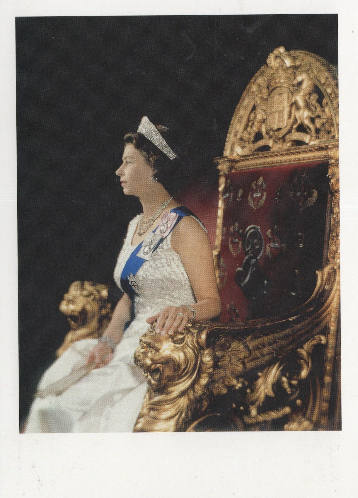 Queen Elizabeth II in 1966 Yousaf Karsh London Portrait Gallery