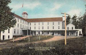 Lake Winola Pennsylvania Rear View Of House Antique Postcard K37917