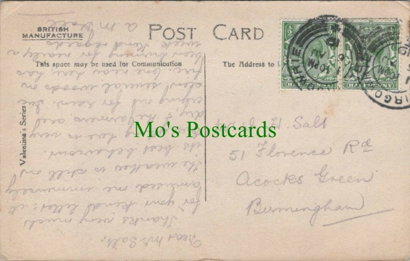 Genealogy Postcard - Kitchin? / Sast - 51 Florence Road, Birmingham RF8033