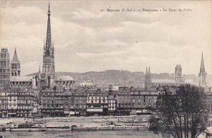 France Rouen Panorama Le Quai de Paris