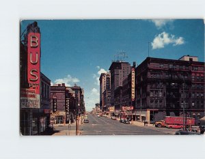 Postcard 16th Street Looking North, Omaha, Nebraska