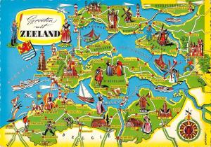 B98965  groeten mit zeeland netherlands   maps cartes geographiques