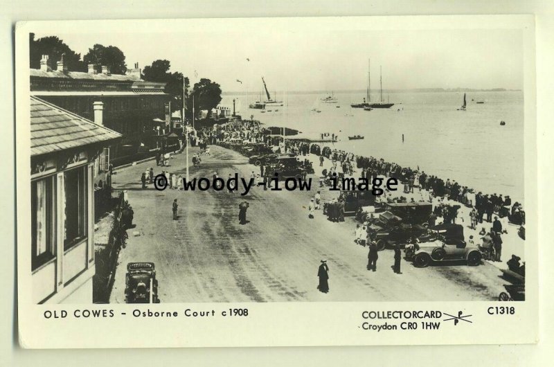 pp1661 - View of Cowes Seafront Osbourne Court, c1908 - Pamlin postcard 