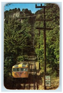 The Incline up Lookout Mountain Chattanooga Tennessee TN Vintage Postcard