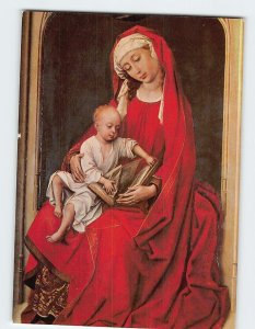 Postcard Virgin and Child By Rogier van der Weyden, Prado Museum, Madrid, Spain