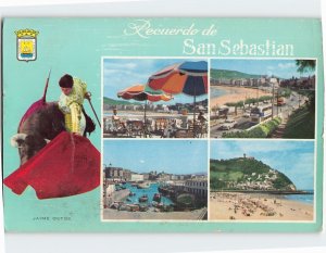 Postcard Recuerdo de San Sebastian, Spain