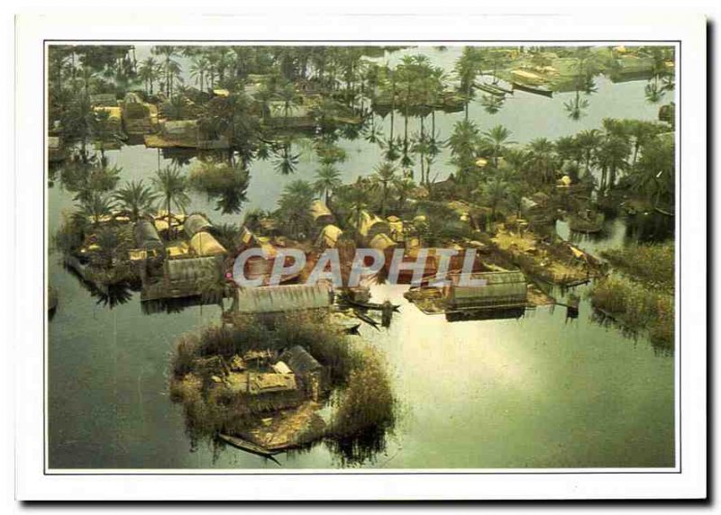 Postcard Modern Iraq Maadans the Marsh Dwellers