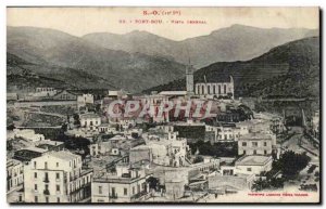 Old Postcard Spain Espana Spain Port Bou Vista general