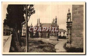 Old Postcard St Thegonnec Brittany (Finistere) Calvary and I Ossuary (sevente...