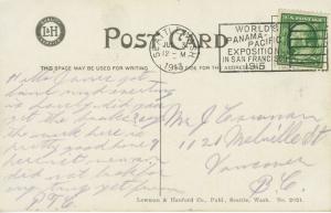 Water Front Seattle WA Washington Galbraith Dock Waterfront c1913 Postcard E9 