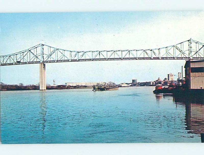 Unused Pre-1980 BRIDGE SCENE Savannah Georgia GA H7761