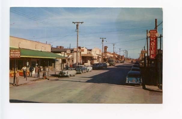 Tombstone AZ Street View Old Cars Rose Tree Inn Vintage Store Fronts Postcard
