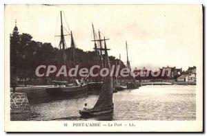 Old Postcard Pont l'Abbe port