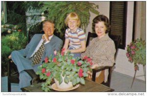 39th President Of The United States Jimmy Carter & Rosalynn and Daughter Amy