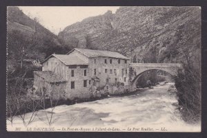 FRANCE, Postcard, Le Dauphine , Pont-en-Royans-Villard-de-Lans, Rouillat Bridge