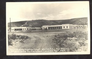 RPPC WHITE'S CITY NEW MEXICO CARLSBAD CAVERNS NATIONAL PARK REAL PHOTO POSTCARD