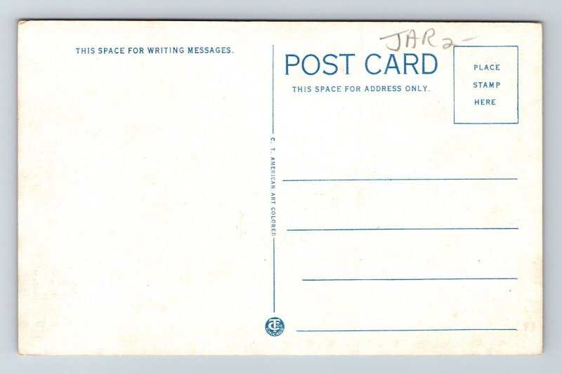 Calais Maine St Stephen New Brunswick Canada Boundary Line WB Postcard 