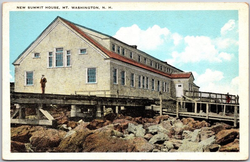New Summit House Mount Washington New Hampshire NH Postcard