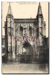 Old Postcard Avignon Eglise Saint Pierre