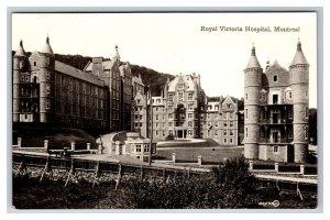 Royal Vicotria Hospital Montreal Quebec Canada UNP B&W DB Postcard R29