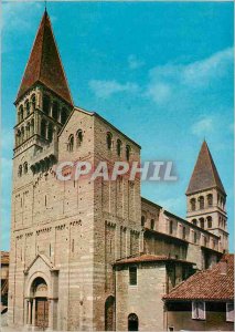 Modern Postcard Tournus (S and L) Church St Philibert (Xe XII S) The Facade