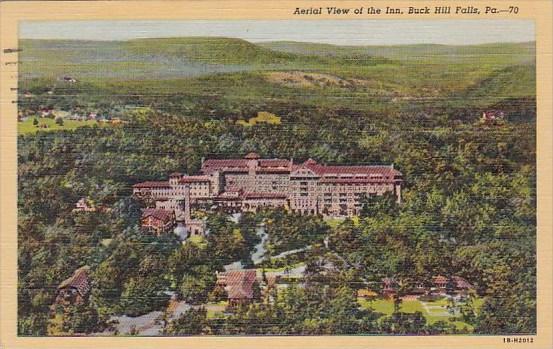 Aerial View Of The Inn Buck Hill Falls Pennsylvania 1943