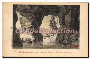 Old Postcard Seine-et-Oise La Grotte Des Bains At Ch?teau du Raincy